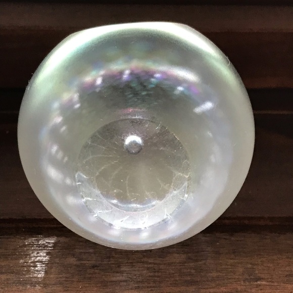 Frosted Art Glass Paperweight Cut Window Iridescent Fountain Eickholt Style - Picture 5 of 11